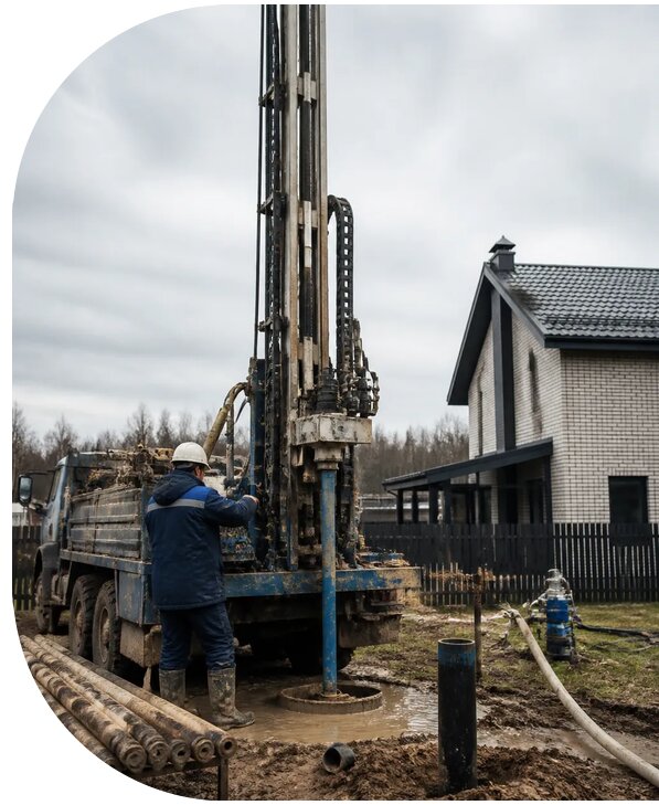 Бурение скважин на воду под ключ в Конаково от 121644 р. | АПаруса-Кнк